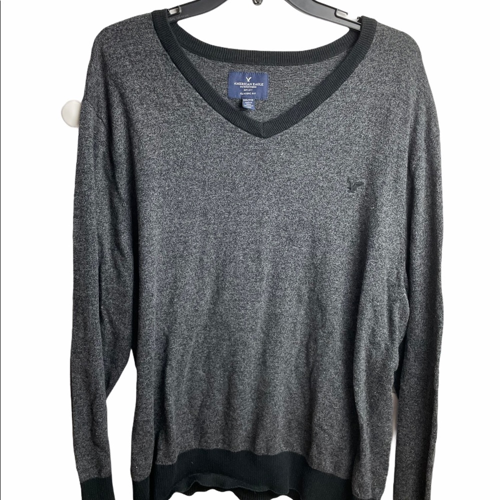AE Classic Fit V-Neck Sweater Size XXL - Picture 5 of 8
